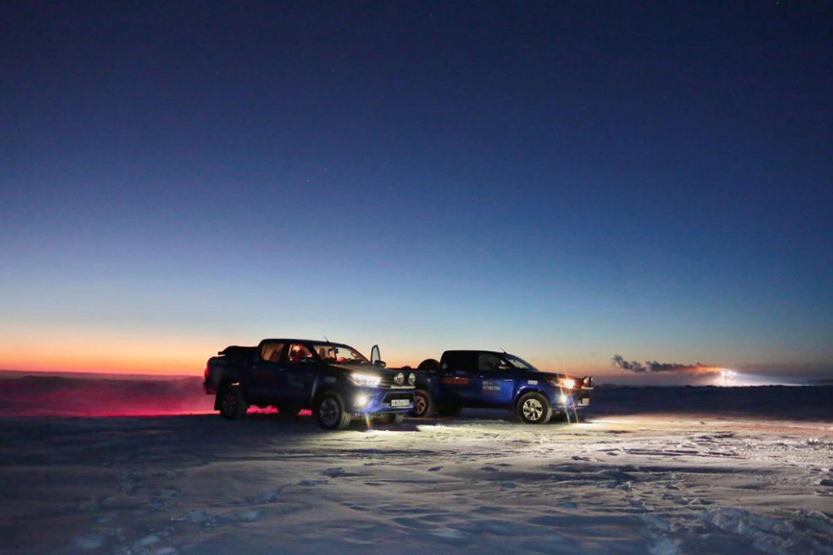 Испытан Крайним Севером: очередной рекорд Toyota Hilux для книги Гиннесса